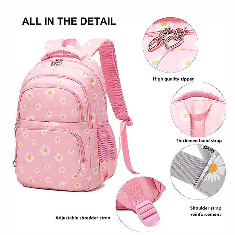 Primary School Bag Backpack for Kids Backpacks for School Teenagers Girls School Bags for Girls Orthopedic Backpack Set 3