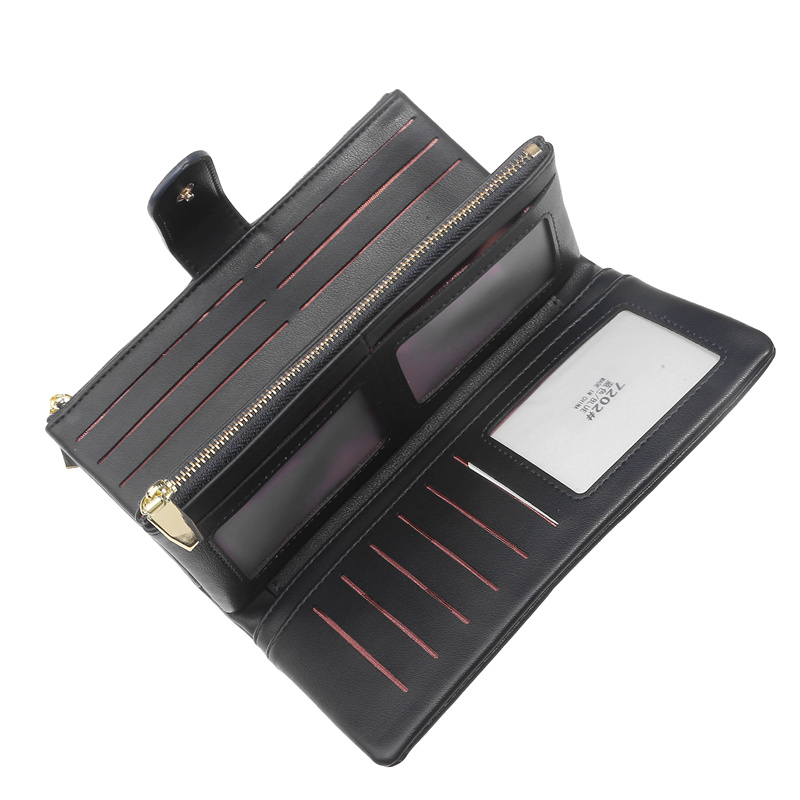 Double-layer Women Long Wallet Large Capacity Card Holder Wallet Purse