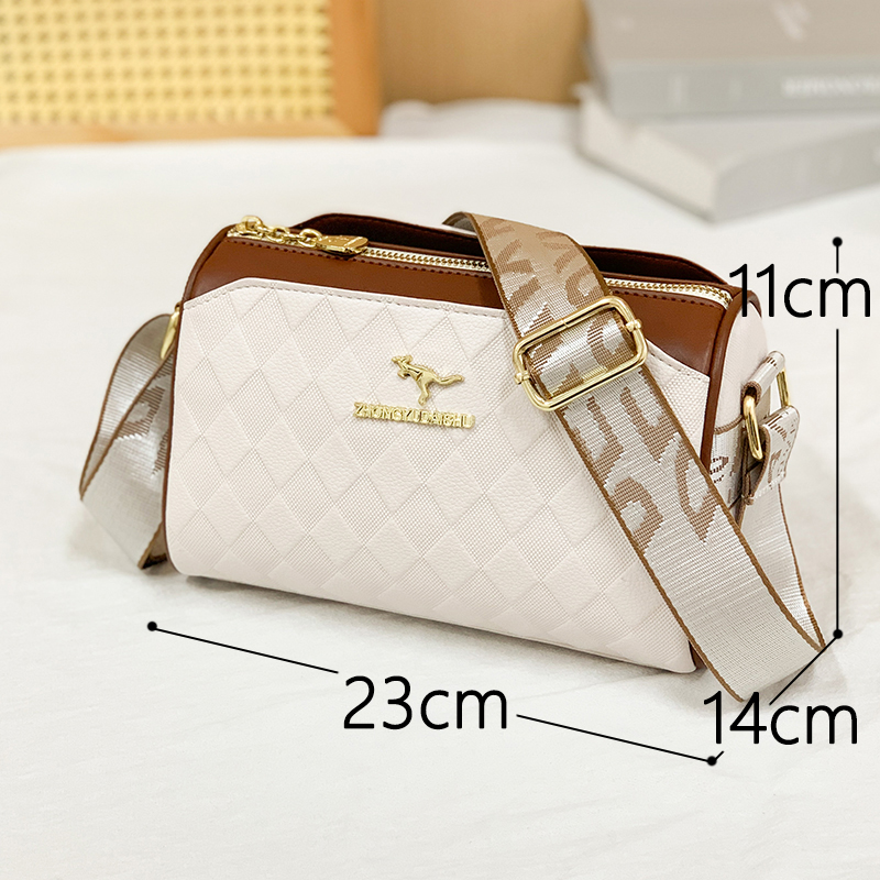 Luxury Women's Handbag Designer Women's High Quality Soft Small Square Bag Fashion Trend Women's Multi layered Crossbody Bags