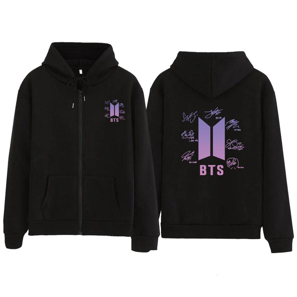 New singer duo plus size personalized zipper hooded sweatshirt suitable for both men and women, designer trendy T-shirt