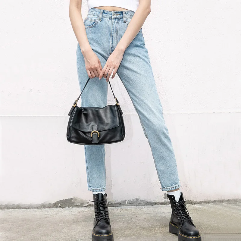 Bag new large-capacity armpit bag women's crossbody trend European and American handbag shoulder bag retro niche design