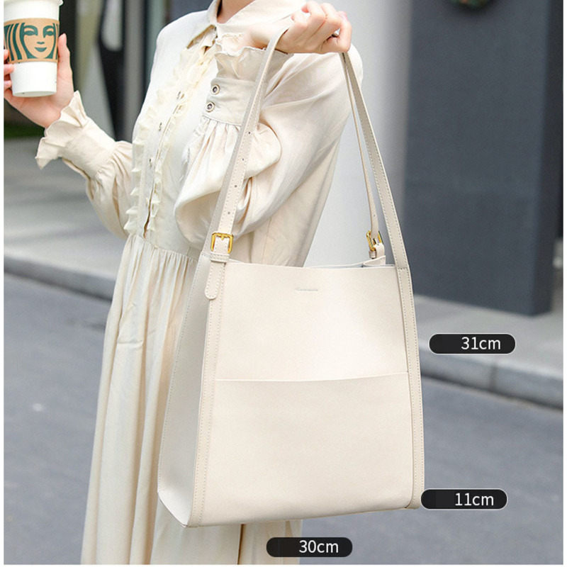GAGACIA Genuine Leather Luxury Handbag And Shoulder For Women Bags Brand Designer Magnetic Buckle 2024 New High Quality Tote Bag