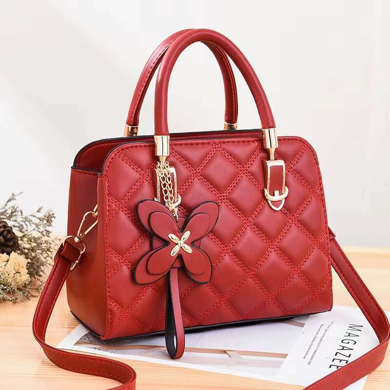 Korean version of high-quality women's bag, simple and versatile texture handbag, boutique shoulder bag bags