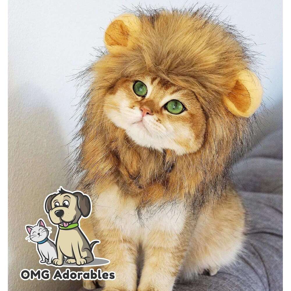 OMG Adorables - Lion Mane Costume for Cats