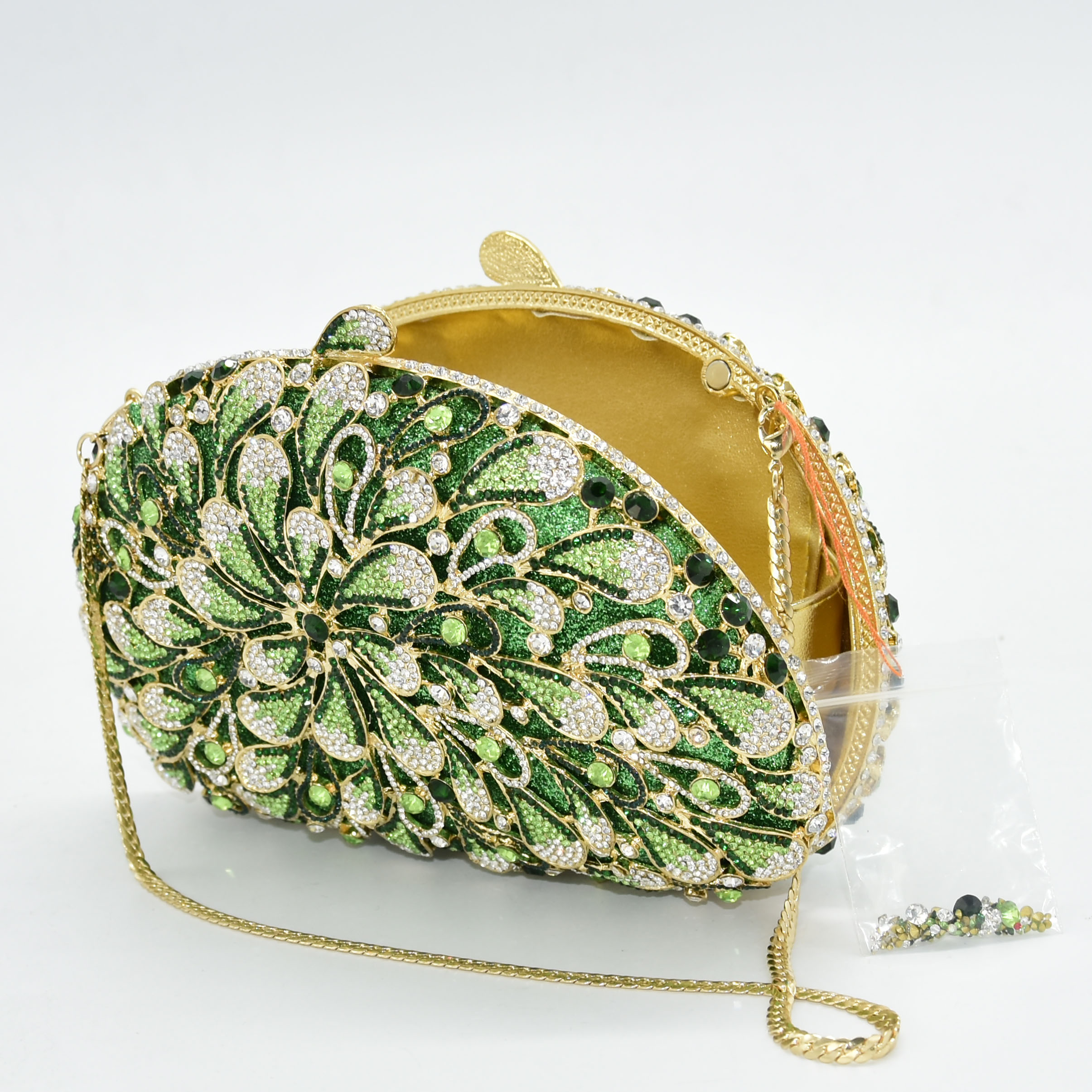 Clutch bag with diamond Ladies Clutch Luxury Elegant Handbag Single Shoulder Ladies Bag Elegant Design