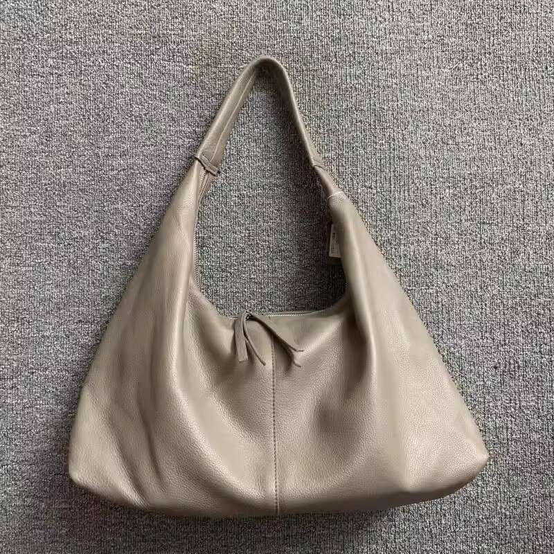 OLOEY Tote Bag Genuine Cowhide Leather Handbag Female Casual Style Fashion Ladies Travelg Big Capacity