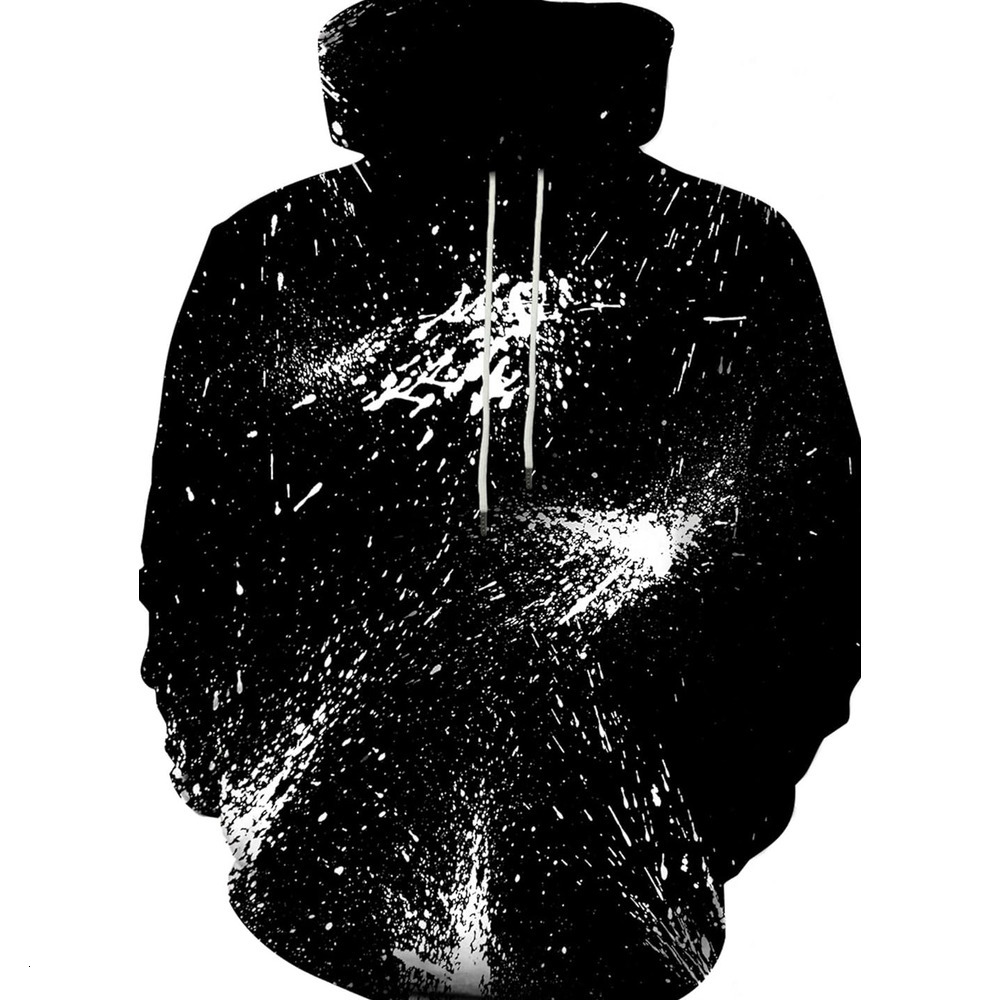 Hoodie for Mens Womens Unisex Adults 3D Printed Fashion Hoodies for Men Women Pullover Novelty Sweatshirts with Big Pockets Graphic Cool black and whi