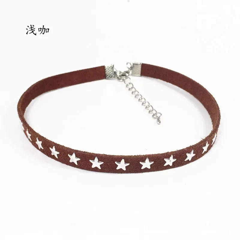 Punk aesthetic star necklace Grunge accessories Gothic necklace for women Korean fashion jewelry retro necklace 241107