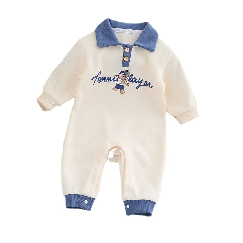 Rompers Baby Clothes Boys Girls Babies Handsome Onesies Newborn Outing Outfit Birthday Super Cute Spring and Autumn Clothes RompersY250119XL2S