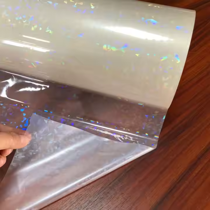 Factory Price Transparent BOPP Film Holographic Lamination for Moisture-Proof Packaging Soft and for Gift & Craft