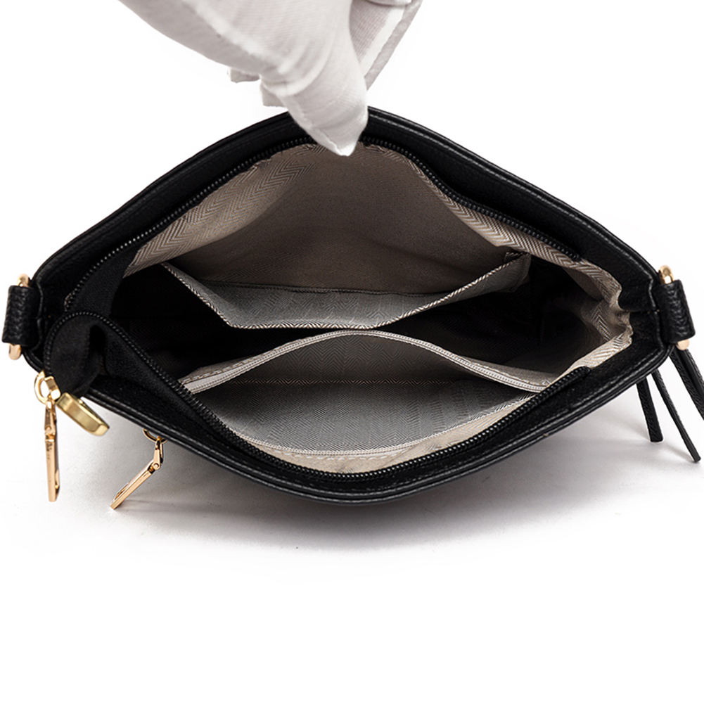 Genuine Leather Mobile Phone Bag Soft Trendy Crossbody Bag with 2 Adjustable Strap Casual Shoulder Purse Multi Pockets for Women