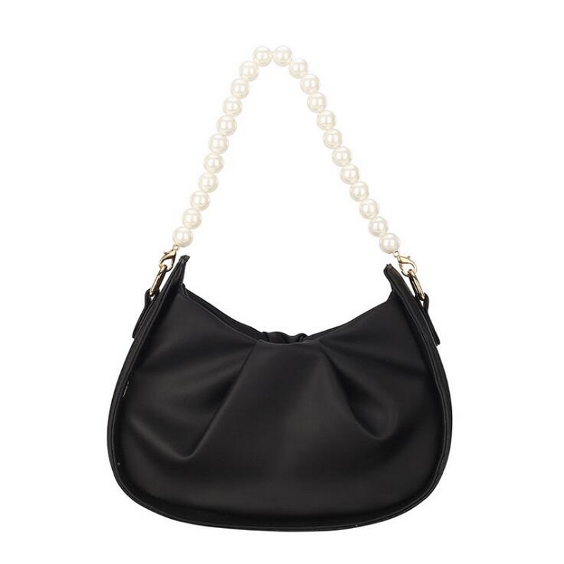 2021 new cloud bag fashion pearl bag women summer simple chain cross-body bag INS armpit bag