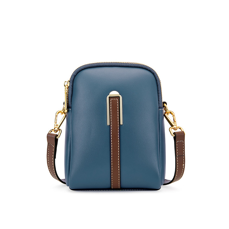 XMESSUN New Genuine Leather Crossbody Phone Bags for Women 2024 Designer Fashion Luxary Lady Casual Shoulder Messenger Purse Bag