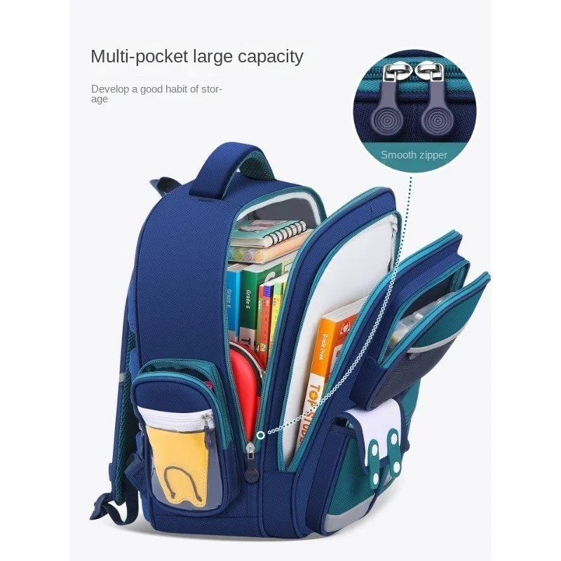 New Children School Bags Backpacks for Boys Girls Primary School Kid Students Multiple Pockets Orthopedic Cute Bookbags Mochilas