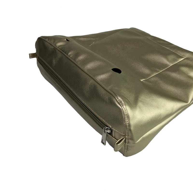Unetome Glod classic size PU Leather Inner Lining Insert with Inner Pocket for Obag Mini Lining Insert for O BAG