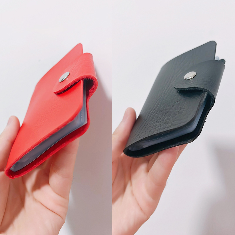 24 Bits Credit Card Holder Business Bank Card Pocket PVC Large Capacity Card Cash Storage Clip Organizer Case Wallet Cardholder