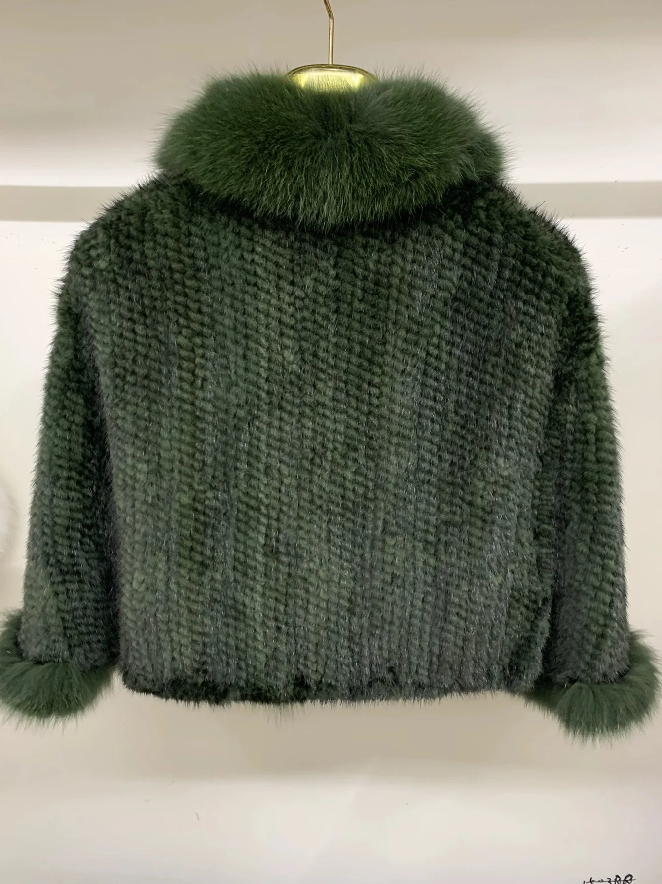 Leather mink coat womens knitted coat shawl raincoat shawl 100% natural mink coat 241107