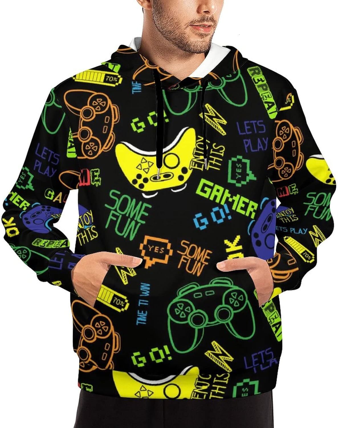 Hoodie for Mens Womens Unisex Novelty Hoodies 3D Printed Graphics Pockets Pullover Sweatshirts for Men Women Graphic Trendy graffiti patterns