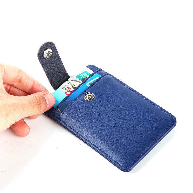 New Genuine leather Business Work Card Holder ID Badge Holders ID Chest Cards Name Tag Case Office Supplies with Nylon Lanyard