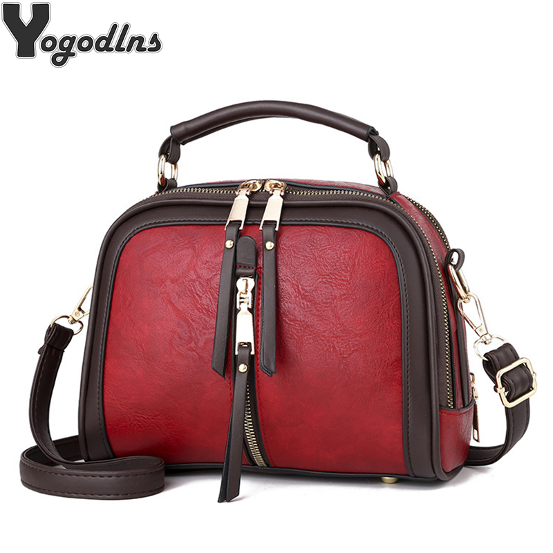 Luxury Handbags Women Bags Designer PU Leather Solid Color Messenger Bag Fashion Shoulder Crossbody Bags Girls Tassen Tote