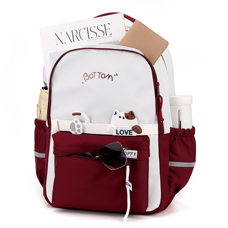 Girls School Bags for Teenagers Middle Student Primary School Backpack Nylon Cute Cartoon Korean Bagpack