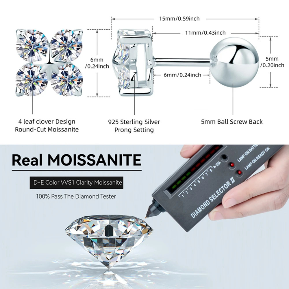 Lny necklace bracelet earrings 925 sterling silver four leaf flower pendant jewelry set for wedding gifts 241106