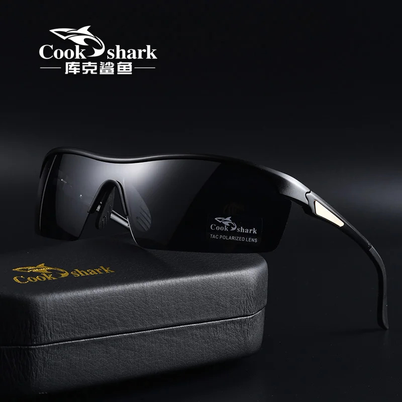 Cook Shark Polarized Sunglasses Mens Driving Glasses Special Trend Color Changing Sunglasses Mens Fishing Glasses 241106