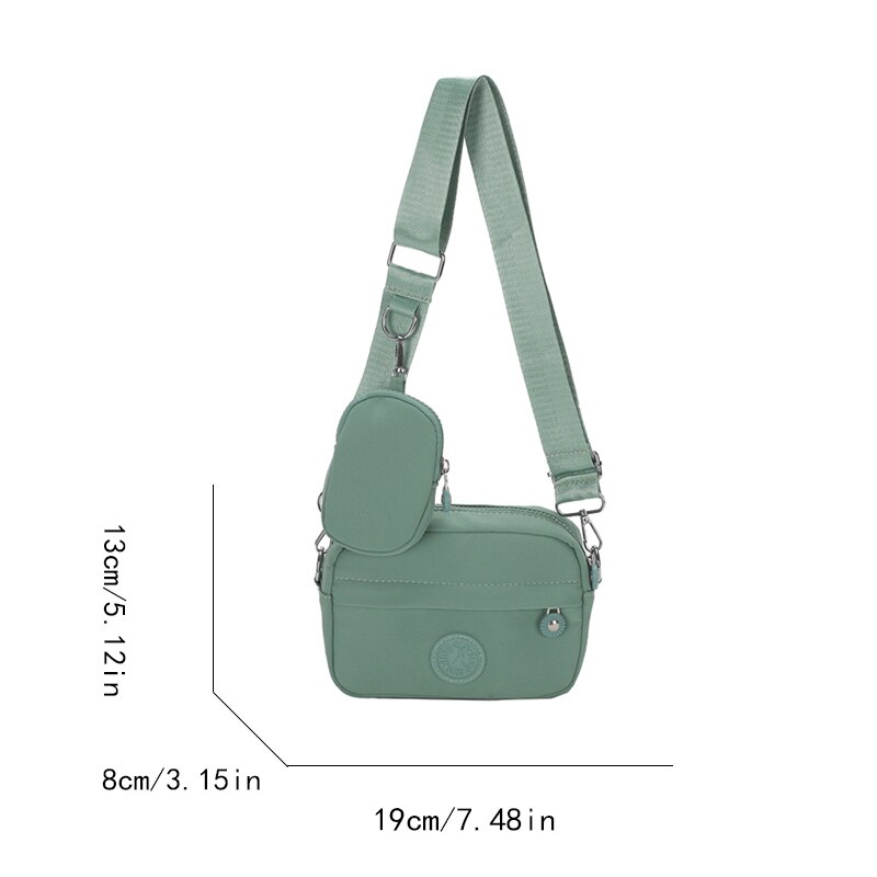 Oxford Cloth Shoulder Bag For Women'S New Korean Version Lightweight Backpack With Large Capacity For Outdoor Travel, Crossbody