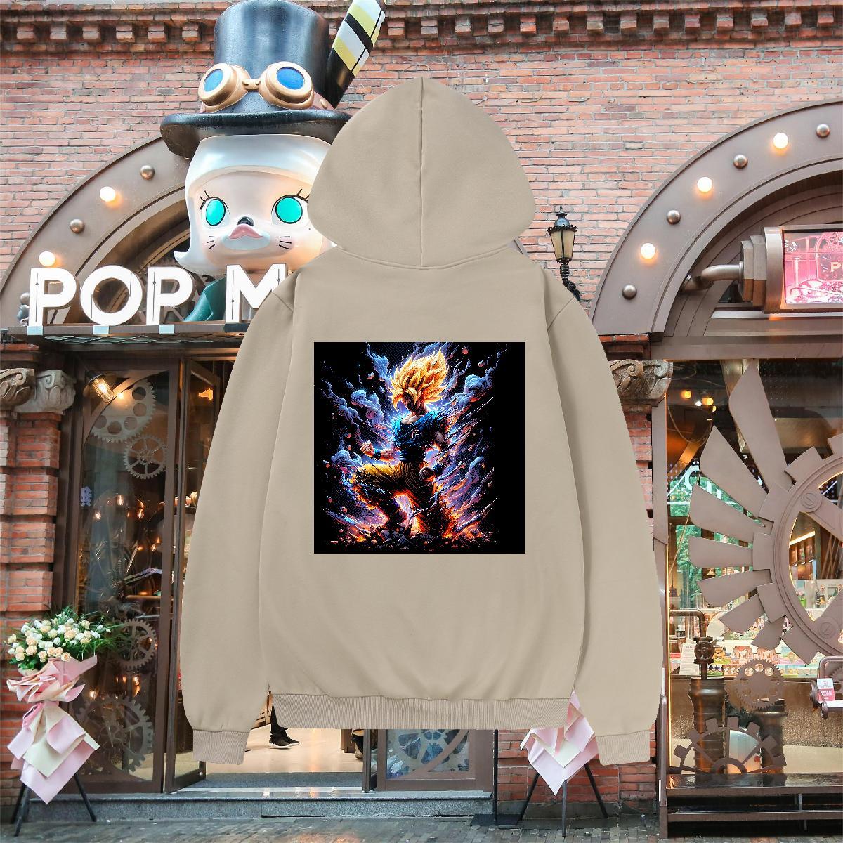 2024 New Men Hoodie Long Sleeve Soft Free Shipping Mens Hoodie Cartoon Printing S-3XL Clothings Home Outdoor 350g Cotton