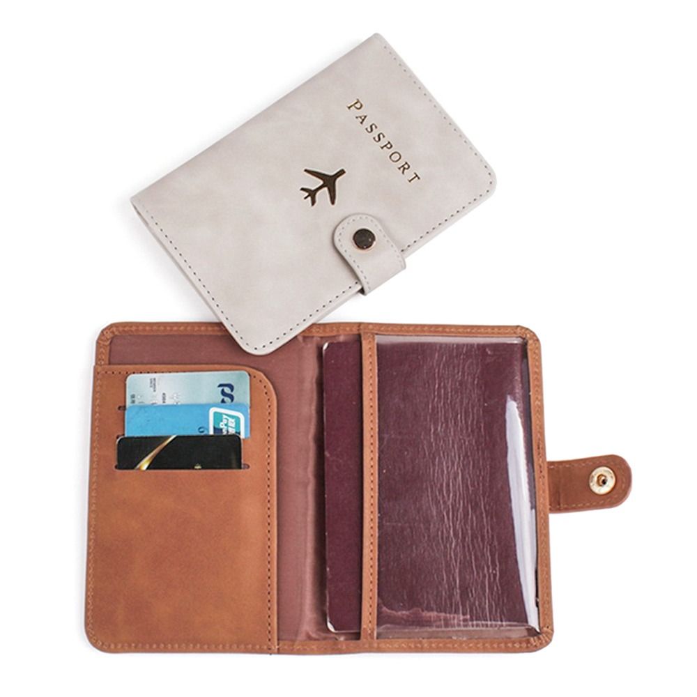 Fashion Passport Cover PU Passport Card & ID Holders Passport Package Multi-function Travel Documents Case