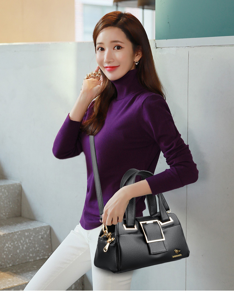 Ho Sale Women Shoulder Bags Fashion Designer Handbag Casual Shoulder black MessengerBag Sac Femme
