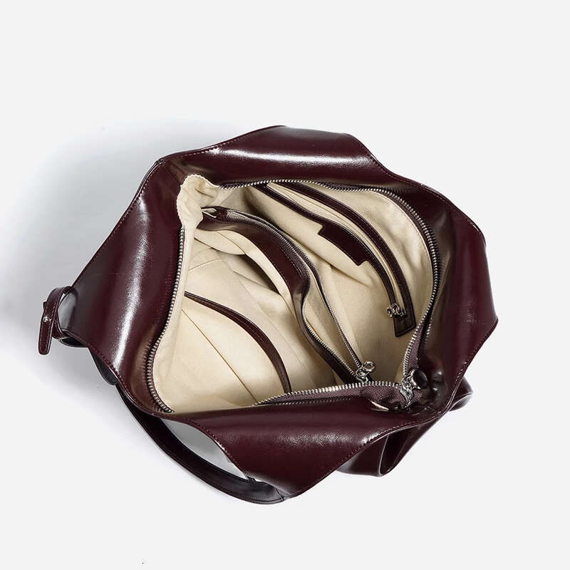 OLOEY Big Shopping Bag Women Genuine Cowhide Leather Large Capacity Fashion Japanese style Travelg