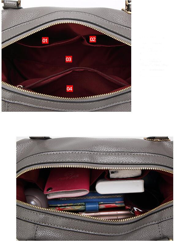 2024 NEW High Quality Leather Handbag Purse Women Large Capacity Shoulder Crossbody Tote Bags Casual designer bag