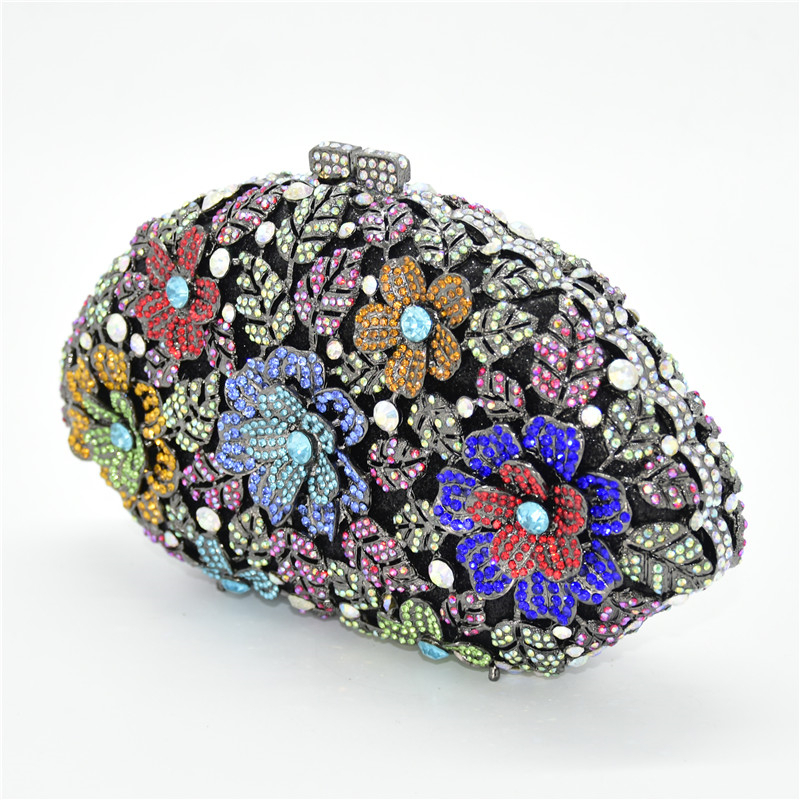 New Designer Handbags High Quality Womens Handbags and Purses Clutch Evening Bag Decorated with Appliques Evening Clutch Bags
