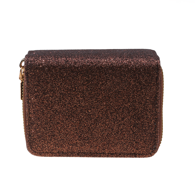 Women's Double Zip Organza Card Bag Full Of Stars Flash Card Holder Multi-card ID Bag Fashion Lady Bag