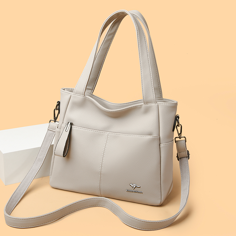 High Quality Soft Leather Shoulder Crossbody Bags For Women Large Capacity Luxury Bag Brand Designer Casual Handbag Sac A Main