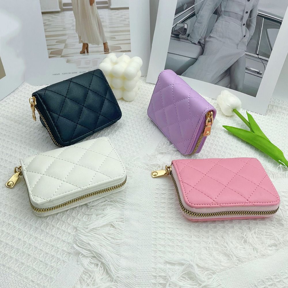 Fashion Women PU Leather Wallet Money Bag Card Holder Casual Ladies Small Purse Coin Clutches