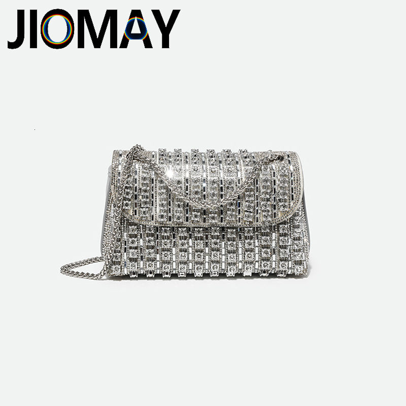 JIOMAY New Design Fashion Rhie Purse Designer Handbags Elegant And Versatile Purses For Women Evening Clutch Bag