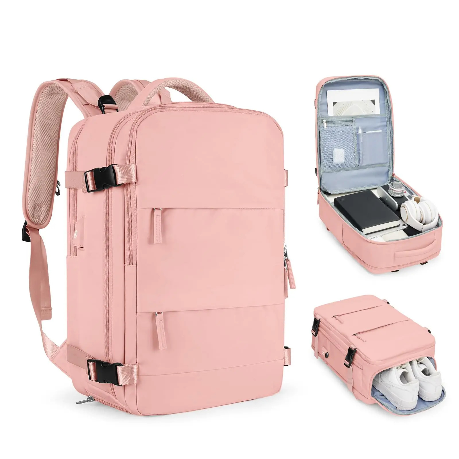 Mens large travel backpack portable backpack hiking backpack waterproof outdoor sports backpack leisure day bag 241106