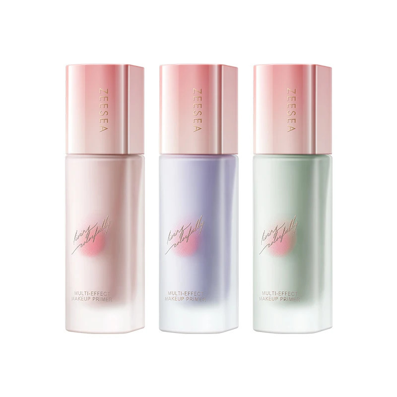 ZEESEA Liquid Foundation Isolating Cream Peach Blossom Series Pure face cream Pre makeup Milk Genuine 30ml 241107