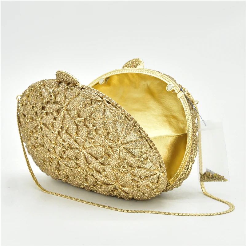 New Purses-and-handbags In Women's Totes Female Handbags Lady Chain Metal Shoulder Bag Clutches Bag Ladies Party Small Purse