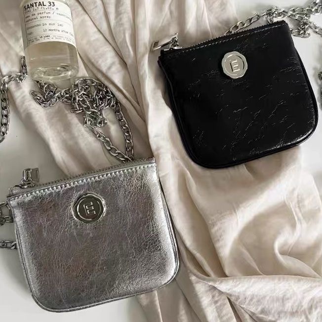 Lux Summer Mini Shoulder Bag for Women Minitmute Pu Leather Chain Bag Fashion Trendy Small Bag for Trip