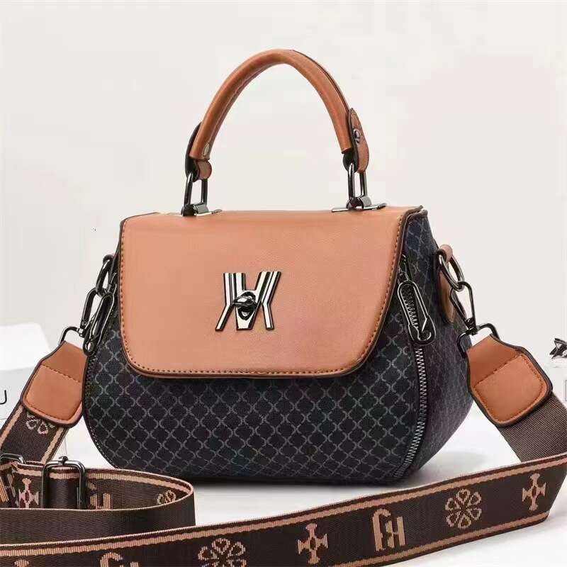 2024 Fashion Trend Large Capacity X-Pattern Casual Versatile Women's Handheld Single Shoulder Crossbody Bag