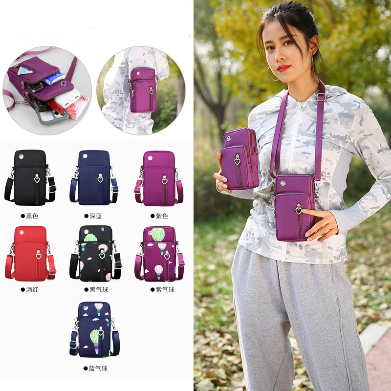 2024 Mini Women Handbags Commuter Casual Small Shoulder Bag Nylon Mobile Phone Coin Purse Fashion Portable Simple Messenger Bag