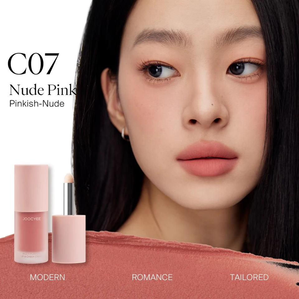 Joocyee Multi-purpose Cream Natural Look Easy to Blend Long-wearing Lip Glaze Blush Full Face Makeup Highlighting Blush Makeup 241107