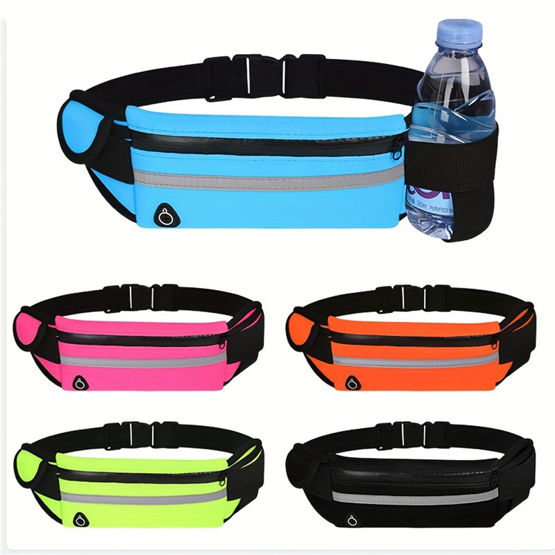 PT065,Sports for Men Women Outdoor Waist Belt Phone Gym Bag waterproof Elastic Waistband Running Accessories