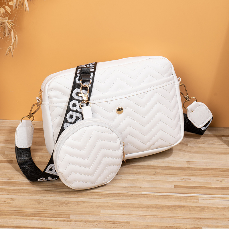 Retro PU Leather Shoulder Bag Women's Fashion Small Square Bag Temperament Simple Crossbody Bag Shopping Accessories Bag