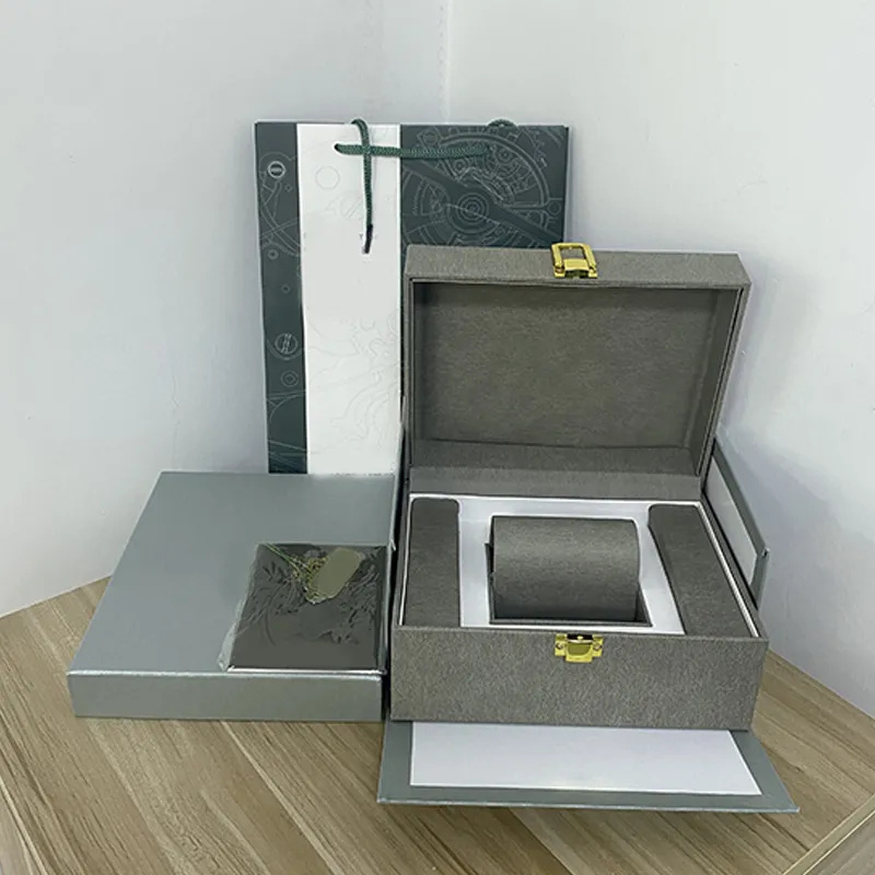 L Watch Wristwatches Cases Top Tier Quality Royal Oak Offshore Watches Boxes Original Papers Leather Wood Handbag Certificate