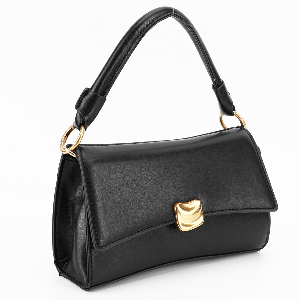 Women Flap Satchel Bag Large Capacity PU Leather Fashion Shoulder Bag Detachable Strap Elegant Handbags for Work Travel Shopping