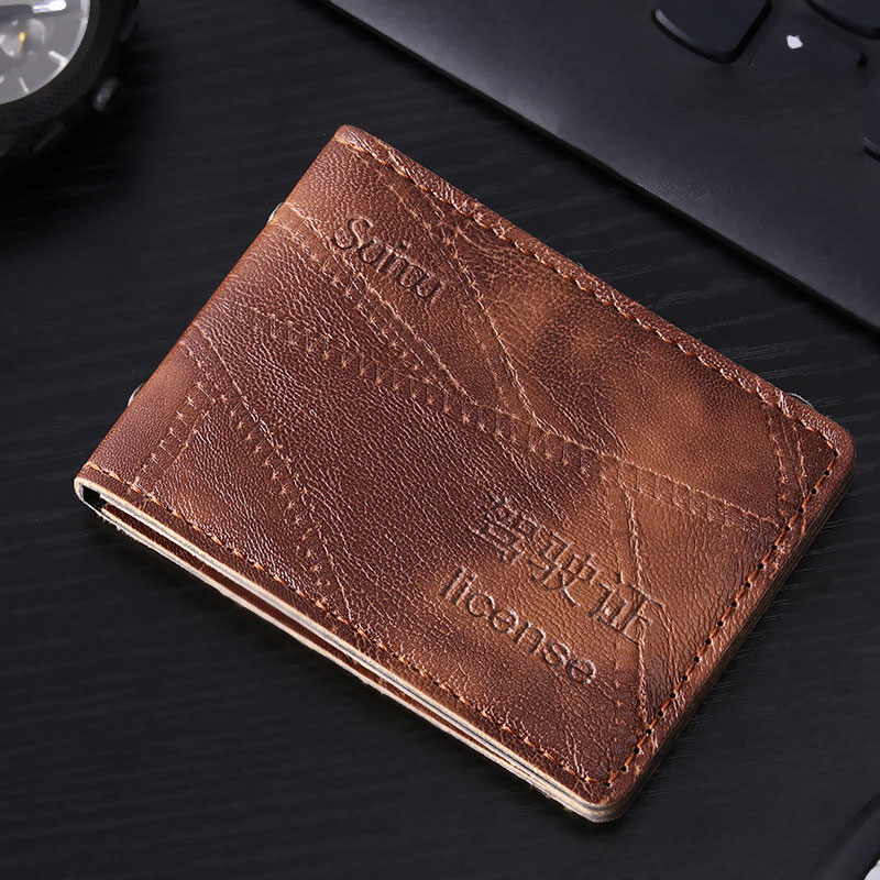 Soft Leather Auto Driver License Bag Texture Print On Cover For Car Driving Documents Bank Card Credit Holder Purse Wallet Case